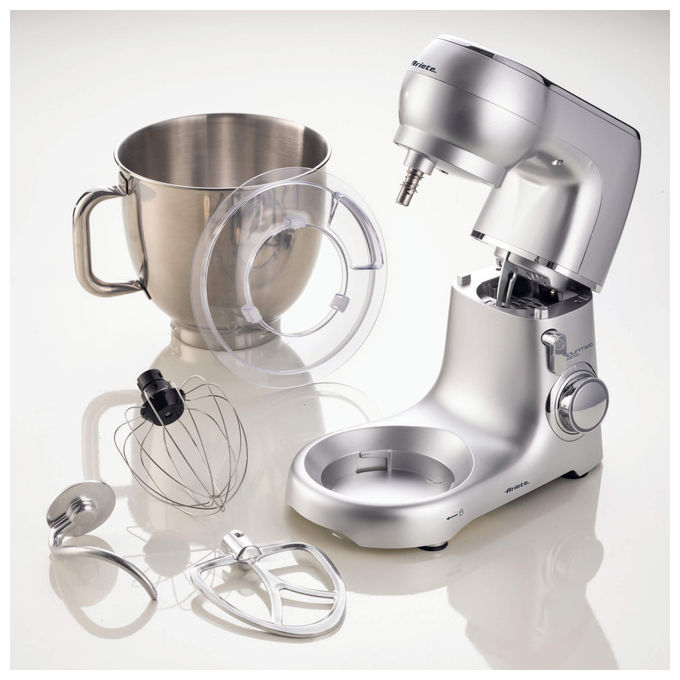 Ariete 1583 Gourmet Essence Impastatrice Planetaria 1300W Ciotola 5,2L 10 Velocita' Funzione Pulse colore Acciaio inox