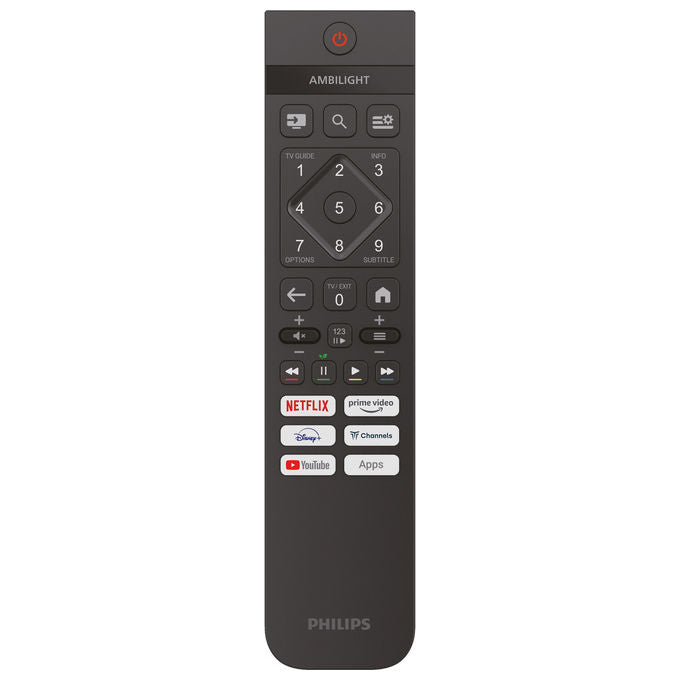 Philips 55PUS7000-12 7000 Series Smart TV 55'' 4K Ultra HD LED HDR10+ Titan OS Dolby Atmos VRR colore Nero