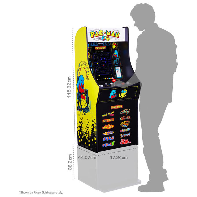 Arcade1up PAC-A-405529 PAC-MAN Classic SE Retro-Gaming Cabinet 13 Giochi 15.6'' Wi-Fi 2 Giocatori colore Multicolore