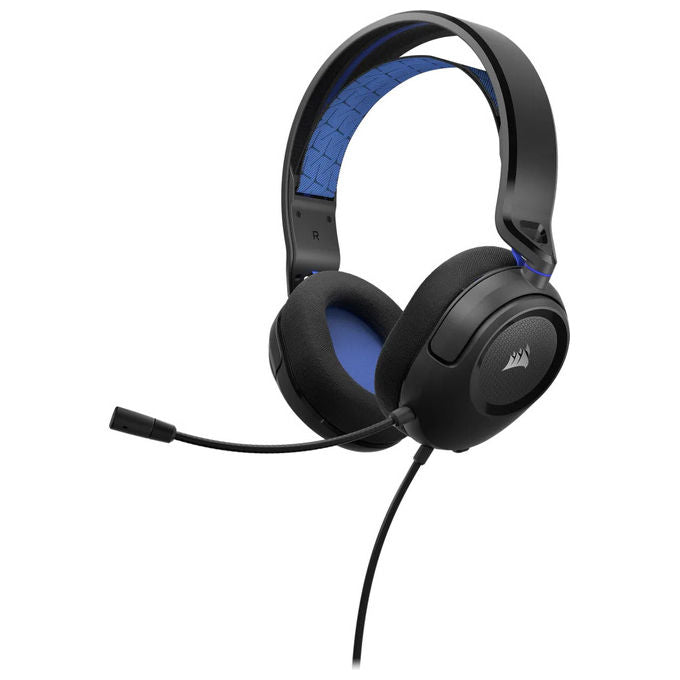 Corsair HS35 V2 Cuffie Gaming Cablate Circumaurali Driver 50 mm Microfono Omnidirezionale Jack 3.5 mm colore Blu