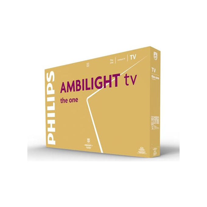 Philips 55PUS9010-12 Smart TV QLED 55'' 4K Ultra HD Ambilight Titan OS Dolby Atmos Wi-Fi colore Bronzo Rosso