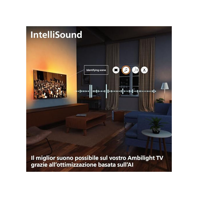 Philips TV Ambilight TV Immagini Stupefacenti e Suoni Immersivi