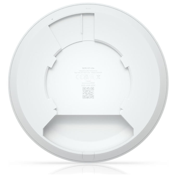 Ubiquiti NHU-U7-LITE UniFi U7 Lite Access Point WiFi 7 Dual Band 4300 Mbit-s 2.5GbE PoE+ 4x4 MIMO 200 Client colore Bianco