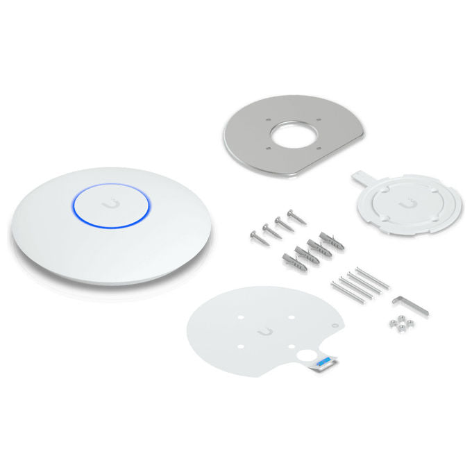 Ubiquiti NHU-U7-LITE UniFi U7 Lite Access Point WiFi 7 Dual Band 4300 Mbit-s 2.5GbE PoE+ 4x4 MIMO 200 Client colore Bianco