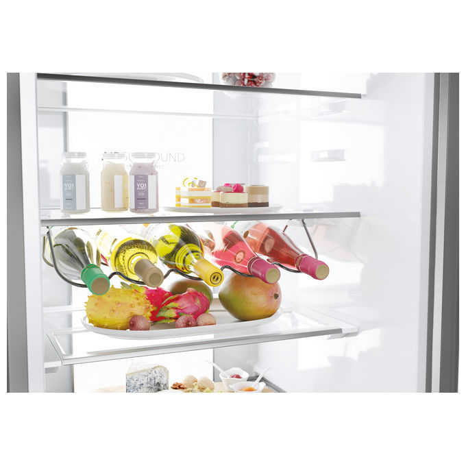Haier HDPW7620ANPK 2D 60 Serie 7 Pro Frigorifero Combinato 409 L 205 cm Classe A 35 dB No Frost Wi-Fi colore Acciaio Inox