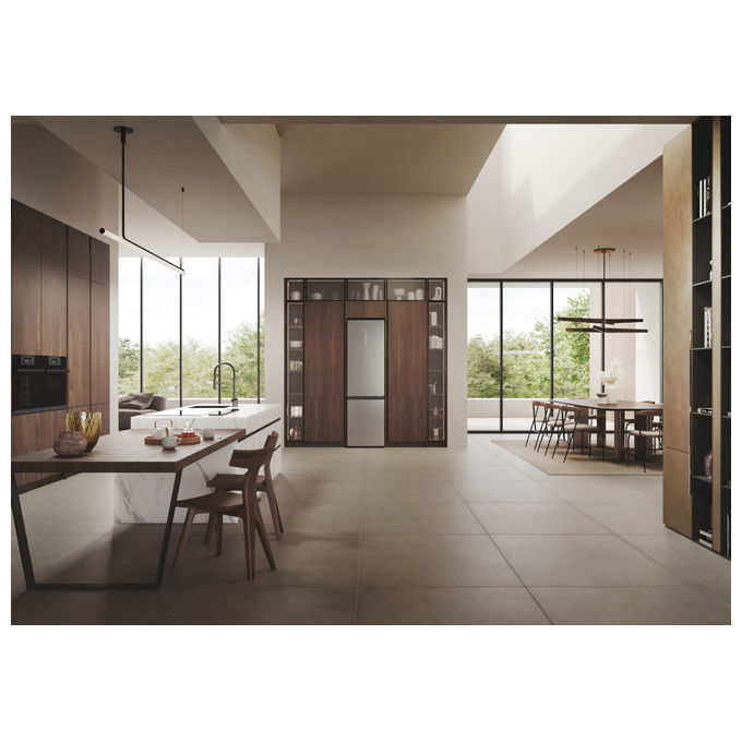 Haier HDPW7620ANPK 2D 60 Serie 7 Pro Frigorifero Combinato 409 L 205 cm Classe A 35 dB No Frost Wi-Fi colore Acciaio Inox