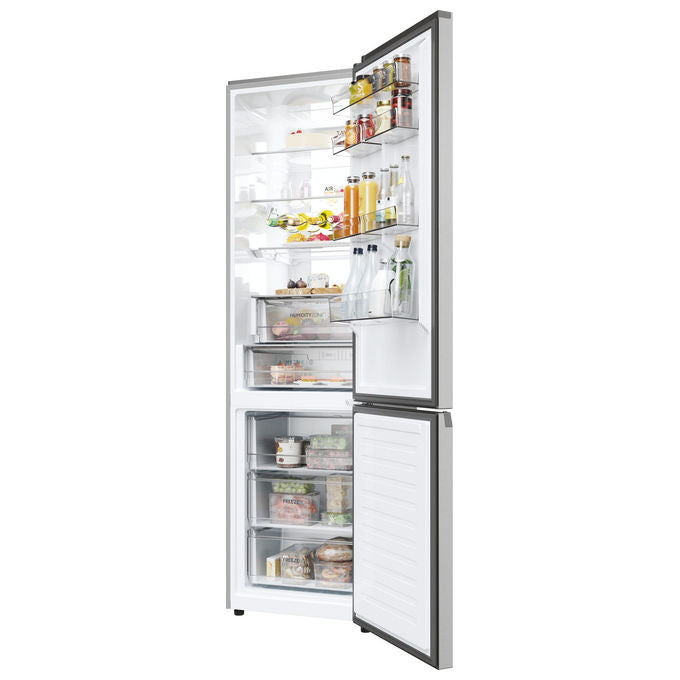Haier HDPW7620ANPK 2D 60 Serie 7 Pro Frigorifero Combinato 409 L 205 cm Classe A 35 dB No Frost Wi-Fi colore Acciaio Inox
