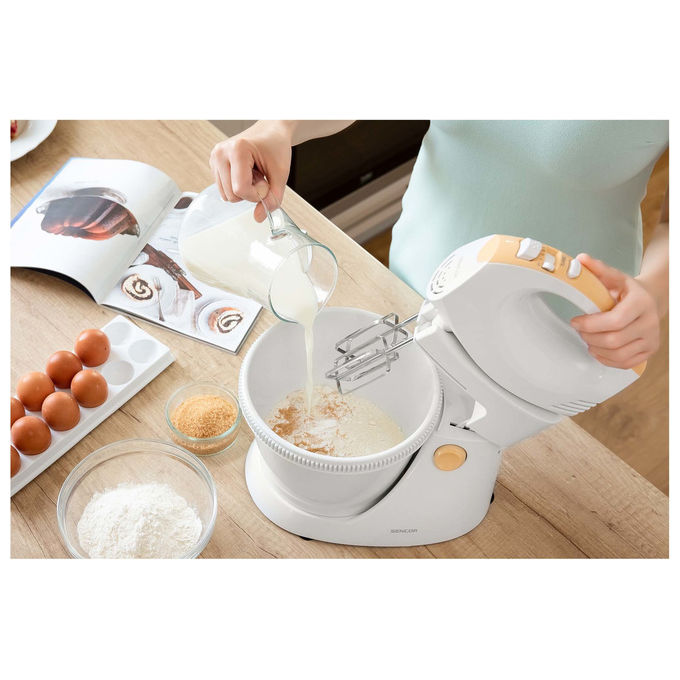 Sencor Sbattitore Manuale SHM 5330 EUE3 Bianco Giallo