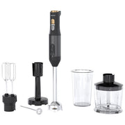 Sencor SHB 6442BK Frullatore ad Immersione Titanium QuadBlade 6 in 1 1200W Velocita' Continua colore Nero