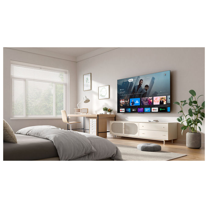 TCL 50P69K Serie P69K Smart TV 4K Ultra HD 50'' LED Direct-LED Google TV HDR10+ Dolby Audio Game Master colore Nero