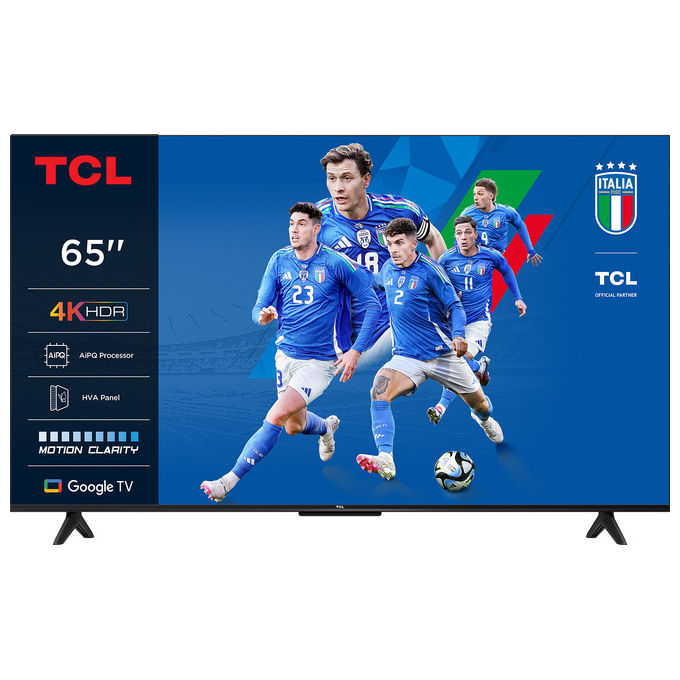 TCL 65P69K Smart TV 65'' 4K Ultra HD QLED Google TV Dolby Audio HDR10+ Direct LED 60Hz colore Nero