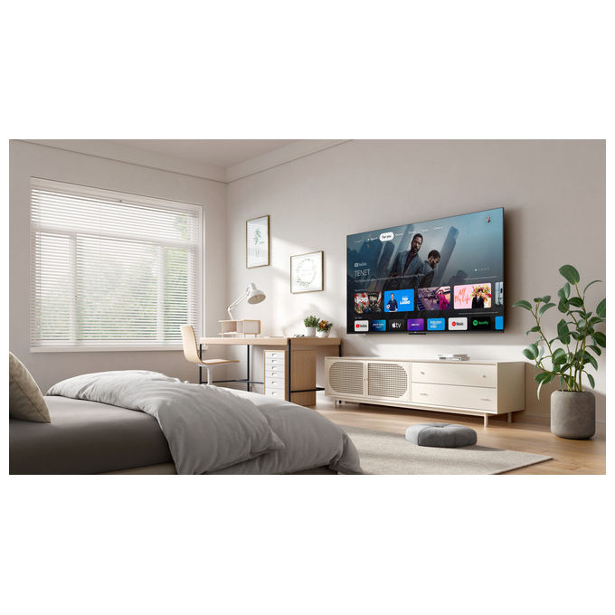 TCL 65P69K Smart TV 65'' 4K Ultra HD QLED Google TV Dolby Audio HDR10+ Direct LED 60Hz colore Nero
