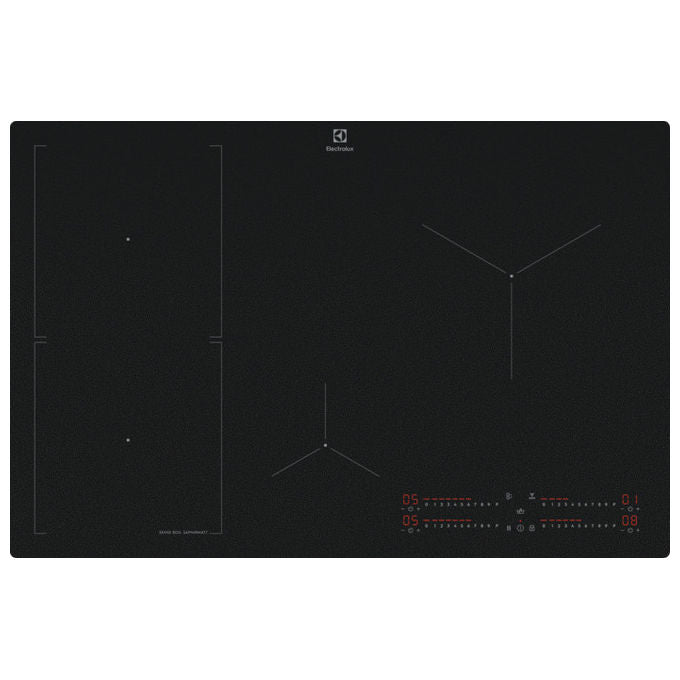 Electrolux KIS82453IZ Serie 700 Piano cottura a induzione 80 cm 4 zone SenseBoil Hob2Hood Touch colore Nero