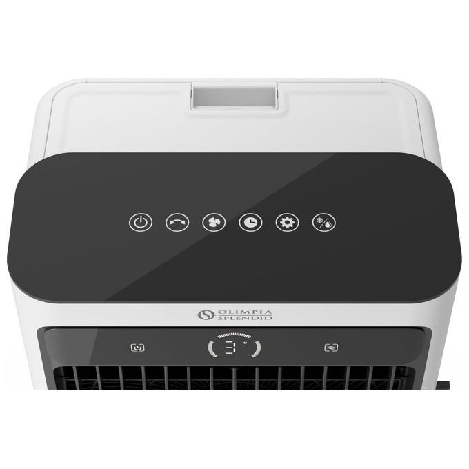 Olimpia Splendid PELER 40 Raffrescatore Evaporativo 40 L 1800 m³-h 120 W Display Touch Telecomando colore Bianco
