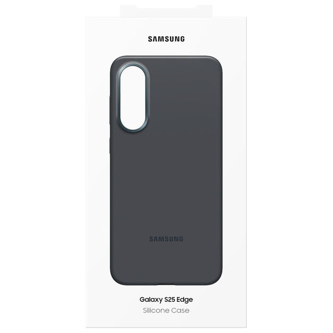 Samsung EF-PS937 Cover Silicone per Galaxy S25 Edge 6.7'' colore Nero