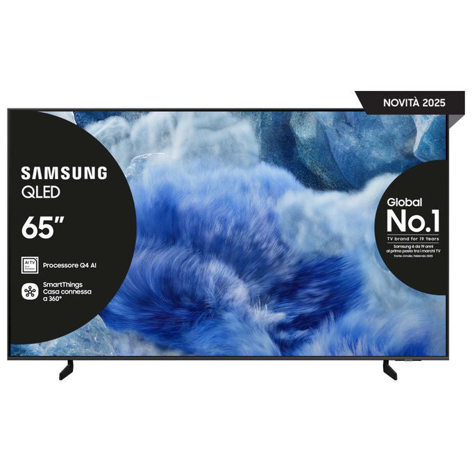 Samsung QE65Q8FAAUXZT Smart TV QLED 65'' 4K Ultra HD HDR10+ Tizen Wi-Fi colore Grigio