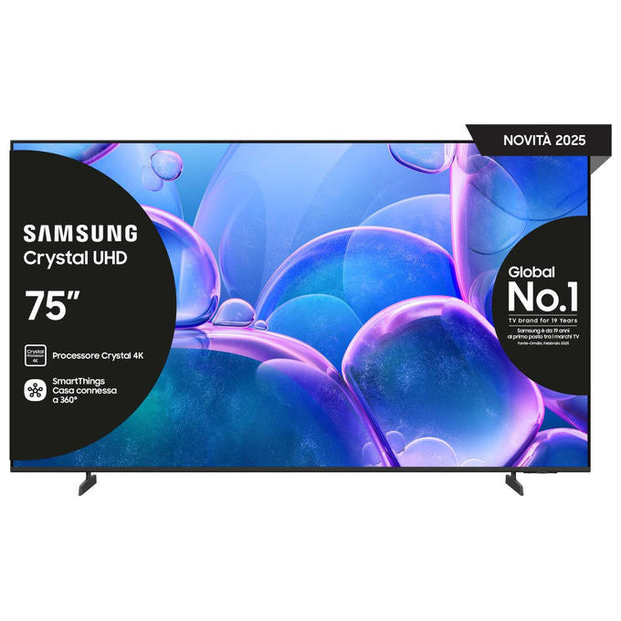 Samsung UE75U7000FUXZT Crystal UHD Smart TV 75'' 4K HDR Crystal Processor 4K OTS Lite Motion Xcelerator Wi-Fi colore Nero