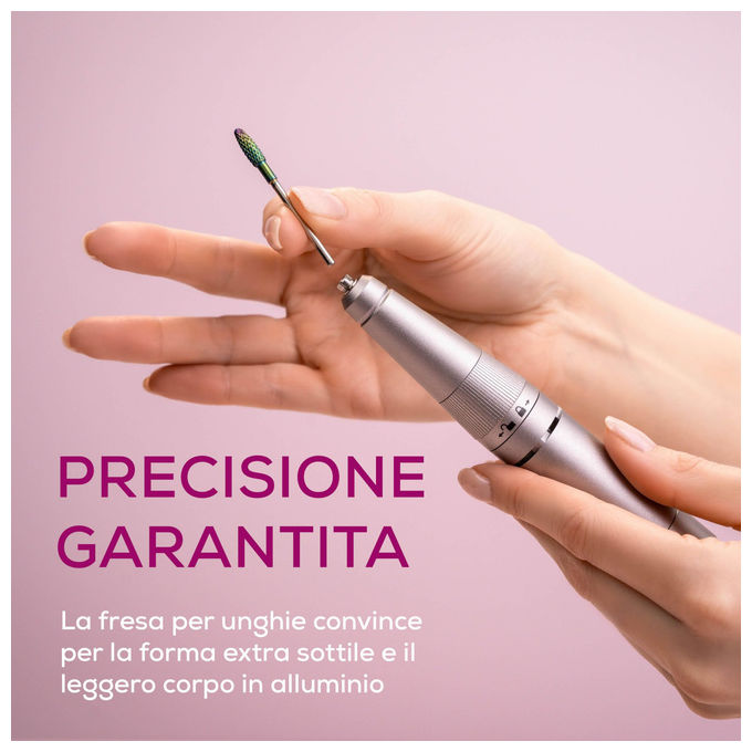 Beurer MP200 StudioNails Pro Stazione Manicure Pedicure 3 in 1 Fresa Lampada UV LED Aspiratore 26000 rpm colore Bianco