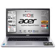 Acer Aspire 17 PC Portatile Grafite A17-51M 79XG Intel Core i7 16GB RAM 512GB SSD Windows 11 Home