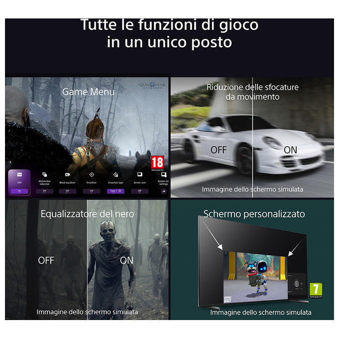 Sony K-65XR5 65'' 4K Ultra HD Smart TV Wi-Fi Nero