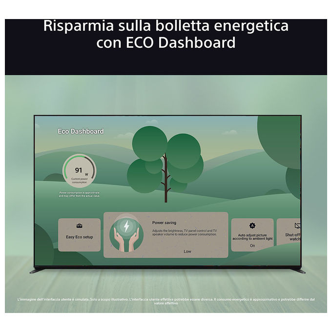 Sony K-75S3 4K Ultra HD Smart TV Wi-Fi Nero