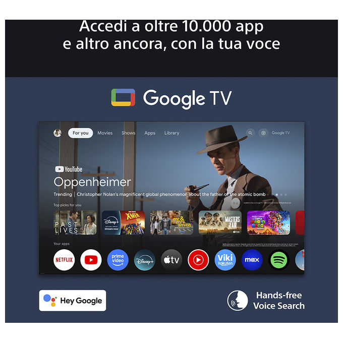 Sony K-75S3 4K Ultra HD Smart TV Wi-Fi Nero