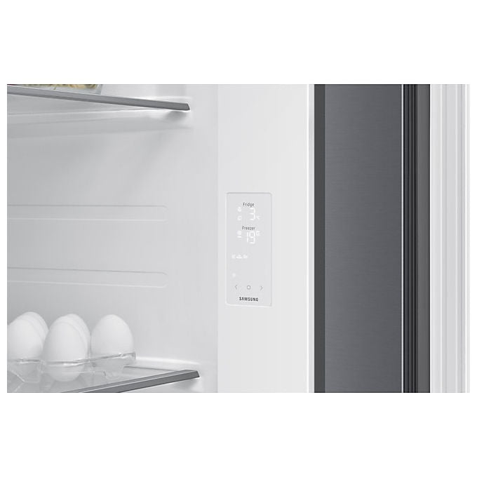 Samsung RS70F65KETEF Frigorifero Side by Side 640 L 178 cm Classe E 36 dB No Frost Dispenser Acqua e Ghiaccio Wi-Fi colore Argento
