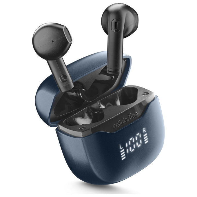Cellularline Core Pro Auricolari Bluetooth con Custodia Ricarica