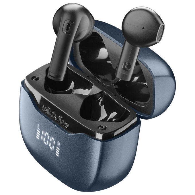 Cellularline Core Pro Auricolari Bluetooth con Custodia Ricarica