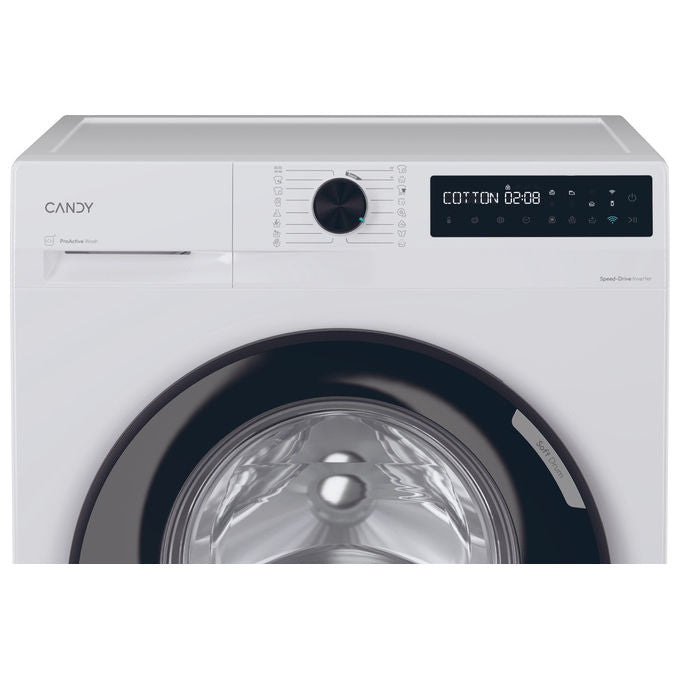 Candy BR49B8-S ProWash 500 Lavatrice Carica Frontale 9 Kg 1400 rpm Classe A Inverter Vapore Wi-Fi (85x60x60 cm) colore Bianco