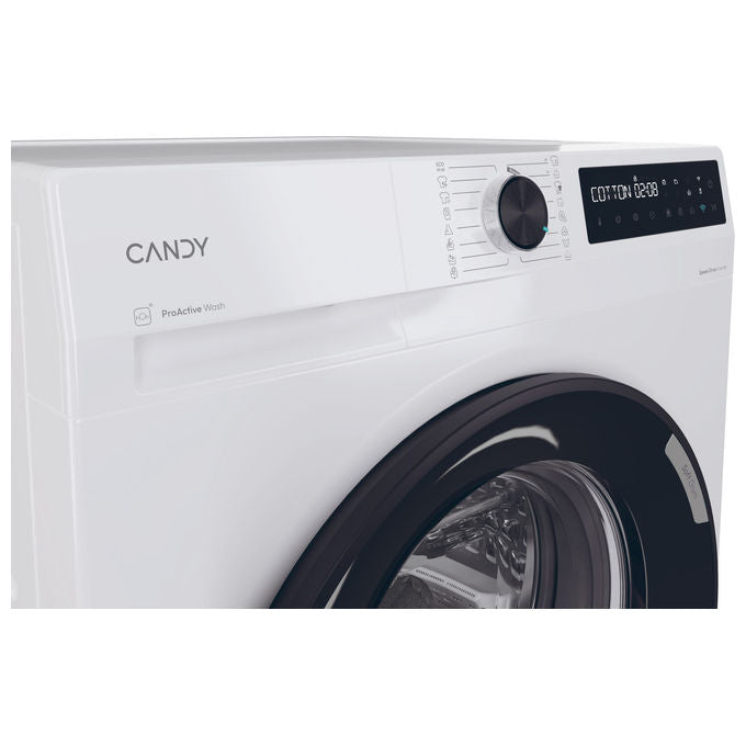 Candy BR49B8-S ProWash 500 Lavatrice Carica Frontale 9 Kg 1400 rpm Classe A Inverter Vapore Wi-Fi (85x60x60 cm) colore Bianco