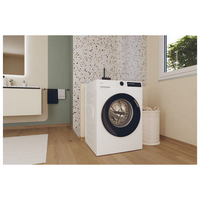 Candy BR49B8-S ProWash 500 Lavatrice Carica Frontale 9 Kg 1400 rpm Classe A Inverter Vapore Wi-Fi (85x60x60 cm) colore Bianco