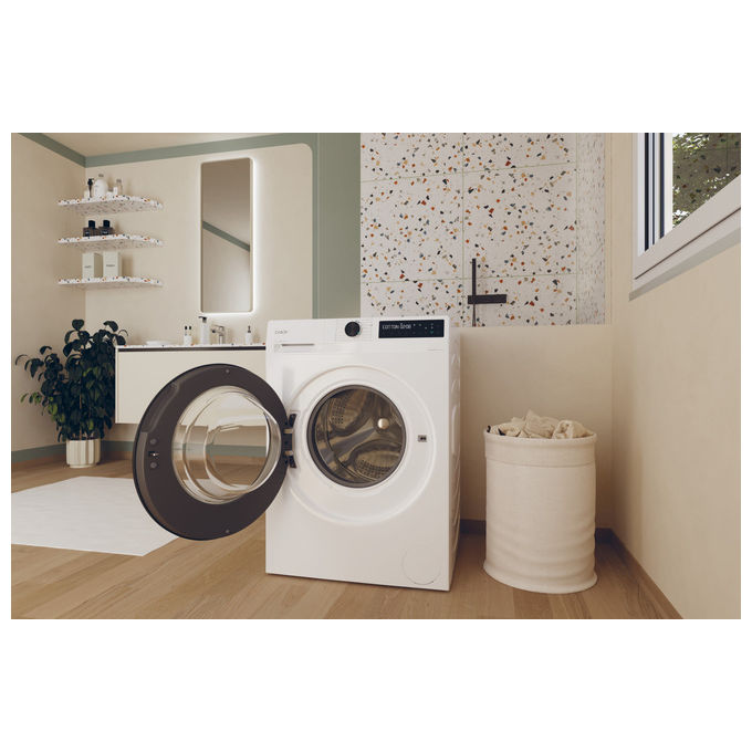 Candy BR49B8-S ProWash 500 Lavatrice Carica Frontale 9 Kg 1400 rpm Classe A Inverter Vapore Wi-Fi (85x60x60 cm) colore Bianco