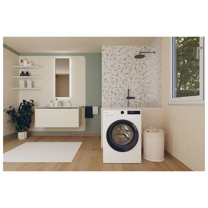 Candy BR49B8-S ProWash 500 Lavatrice Carica Frontale 9 Kg 1400 rpm Classe A Inverter Vapore Wi-Fi (85x60x60 cm) colore Bianco