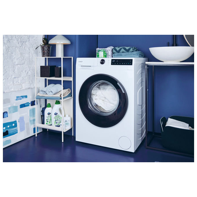 Candy BR49B8-S ProWash 500 Lavatrice Carica Frontale 9 Kg 1400 rpm Classe A Inverter Vapore Wi-Fi (85x60x60 cm) colore Bianco