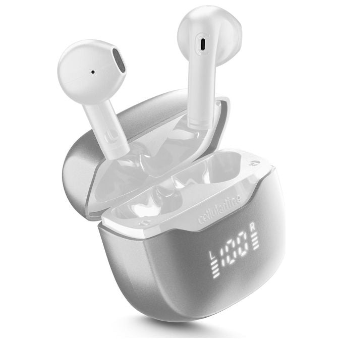 Cellularline Core Pro Auricolari Bluetooth con Custodia Ricarica