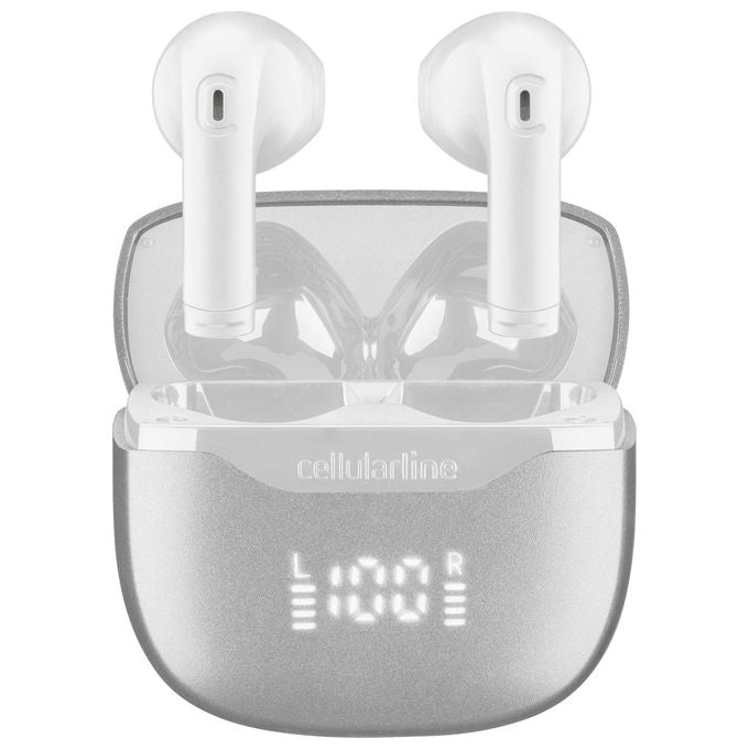 Cellularline Core Pro Auricolari Bluetooth con Custodia Ricarica