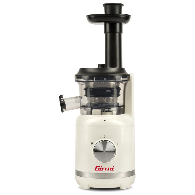 Girmi SW1101 Estrattore di Succo Lento a Freddo 300W 70 rpm Filtro in Metallo Funzione Reverse colore Crema
