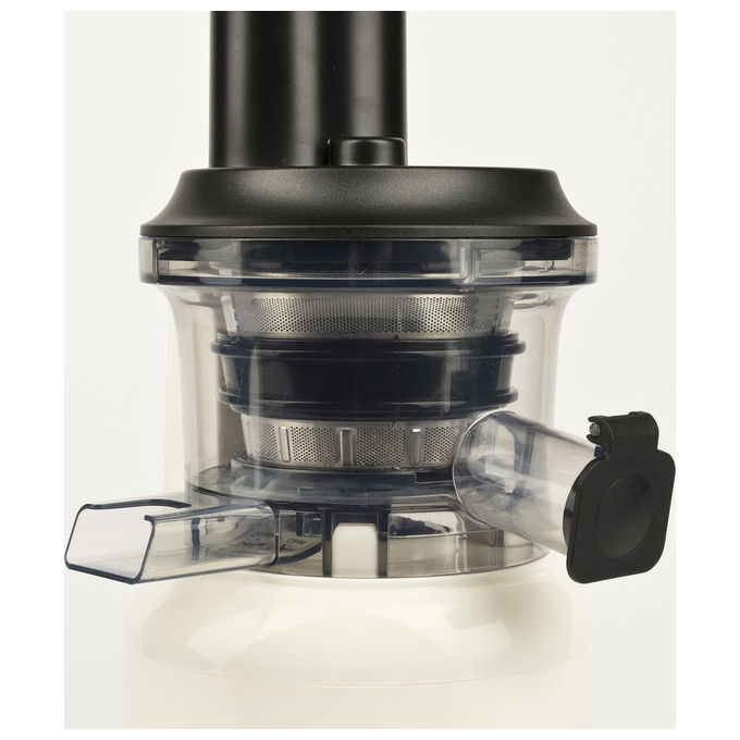 Girmi SW1101 Estrattore di Succo Lento a Freddo 300W 70 rpm Filtro in Metallo Funzione Reverse colore Crema