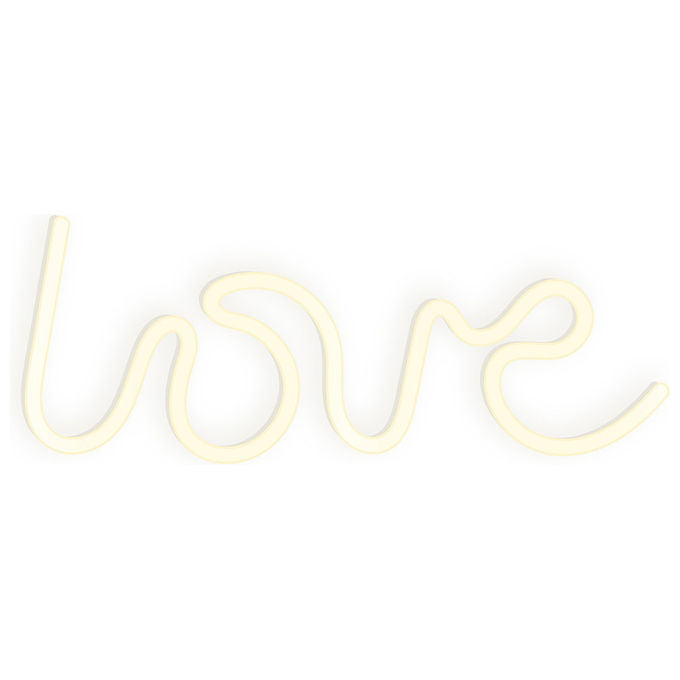 T-TEX Lampada da Parete Neon Love Bianco