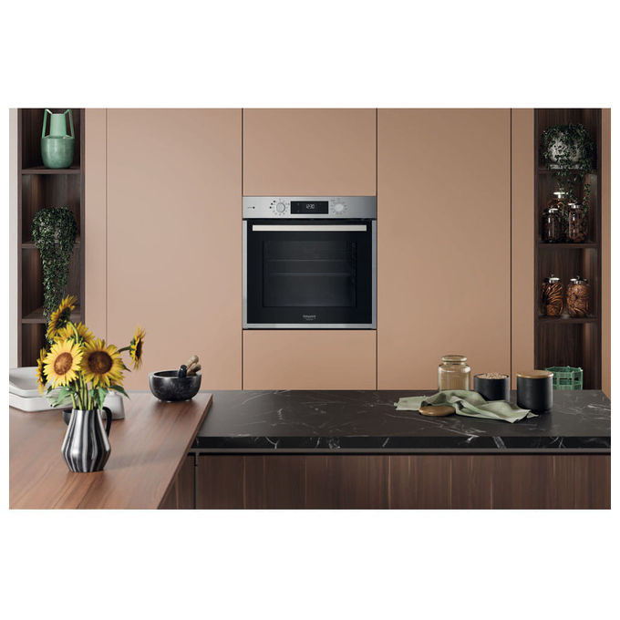 Hotpoint HAO 854PS X Forno da incasso Elettrico Ventilato 71 L Classe A++ Vapore Pirolitico (60x60x55 cm) colore Inox