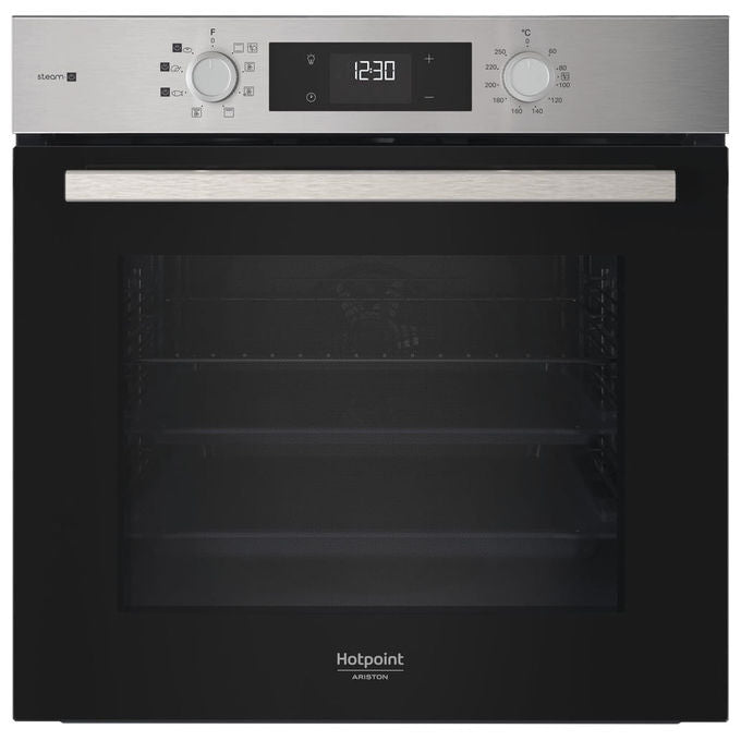 Hotpoint HAO 255HS X Forno da incasso Elettrico Ventilato 71 L Classe A Grill Cottura a Vapore (60x60x55 cm) colore Nero Acciaio Inox