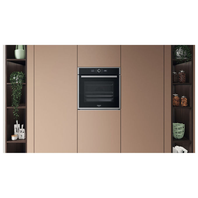 Hotpoint HAOI4S8HM0XA Forno da incasso Elettrico Ventilato 73 L Classe A+ Vapore Idrolitico 14 Programmi (60x60x60 cm) colore Inox