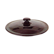 Vulcania 5673020 La Folgore Coperchio in Terracotta 20 cm smaltato adatto microonde e lavastoviglie Made in Italy colore Marrone