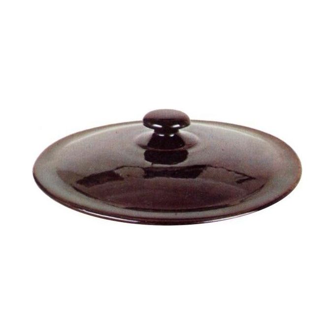 Vulcania 5673020 La Folgore Coperchio in Terracotta 20 cm smaltato adatto microonde e lavastoviglie Made in Italy colore Marrone