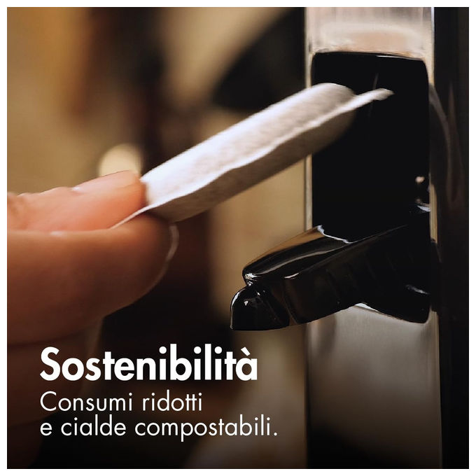 Caffe' Borbone BLUEMOONNERA Bluemoon Macchina da caffe' Cialde ESE 44mm 0.9 L 15 bar 650 W Funzione Acqua Calda colore Nero
