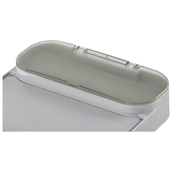 Bestway 60337 Lay-Z-Spa Xtras Vassoio Portaoggetti 4 in 1 Supporto Bevande Tablet Regolabile Universale colore Grigio