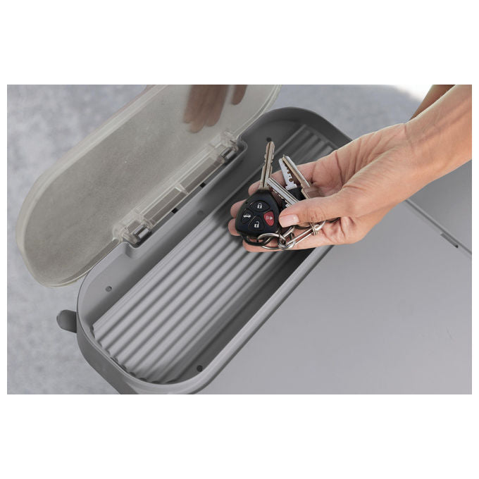 Bestway 60337 Lay-Z-Spa Xtras Vassoio Portaoggetti 4 in 1 Supporto Bevande Tablet Regolabile Universale colore Grigio