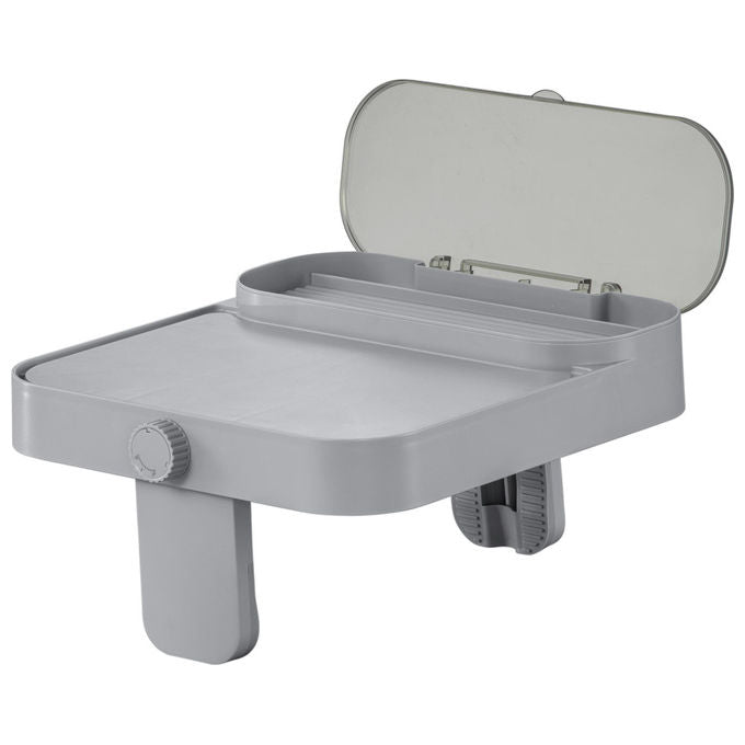 Bestway 60337 Lay-Z-Spa Xtras Vassoio Portaoggetti 4 in 1 Supporto Bevande Tablet Regolabile Universale colore Grigio