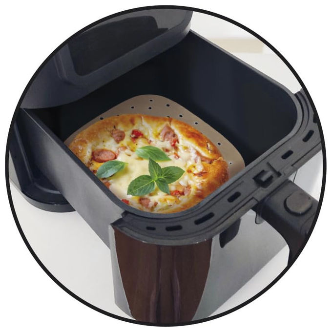 Guardini 15842AIR Air Fryer Fogli Quadrati Forati Monouso 100 pz 21.7x21.7 cm Carta Antiaderente 220°C